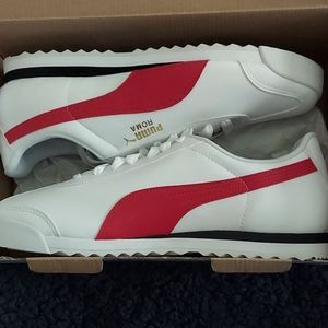 Fresh Never Worn "PUMA Roma" with Red Stripe